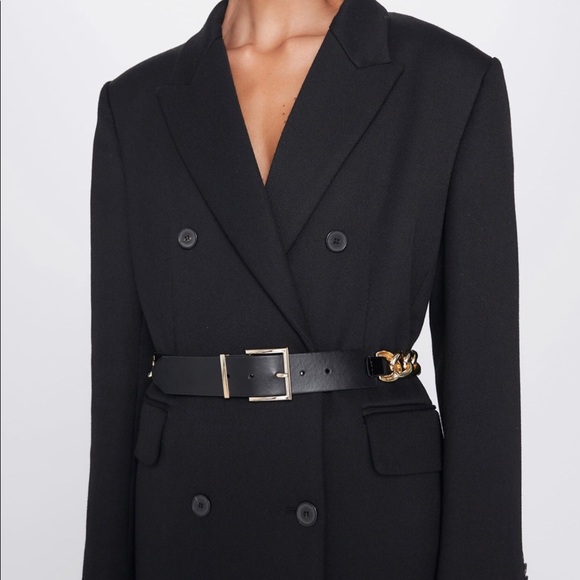 CHAIN AND VELVET BELT main image 4